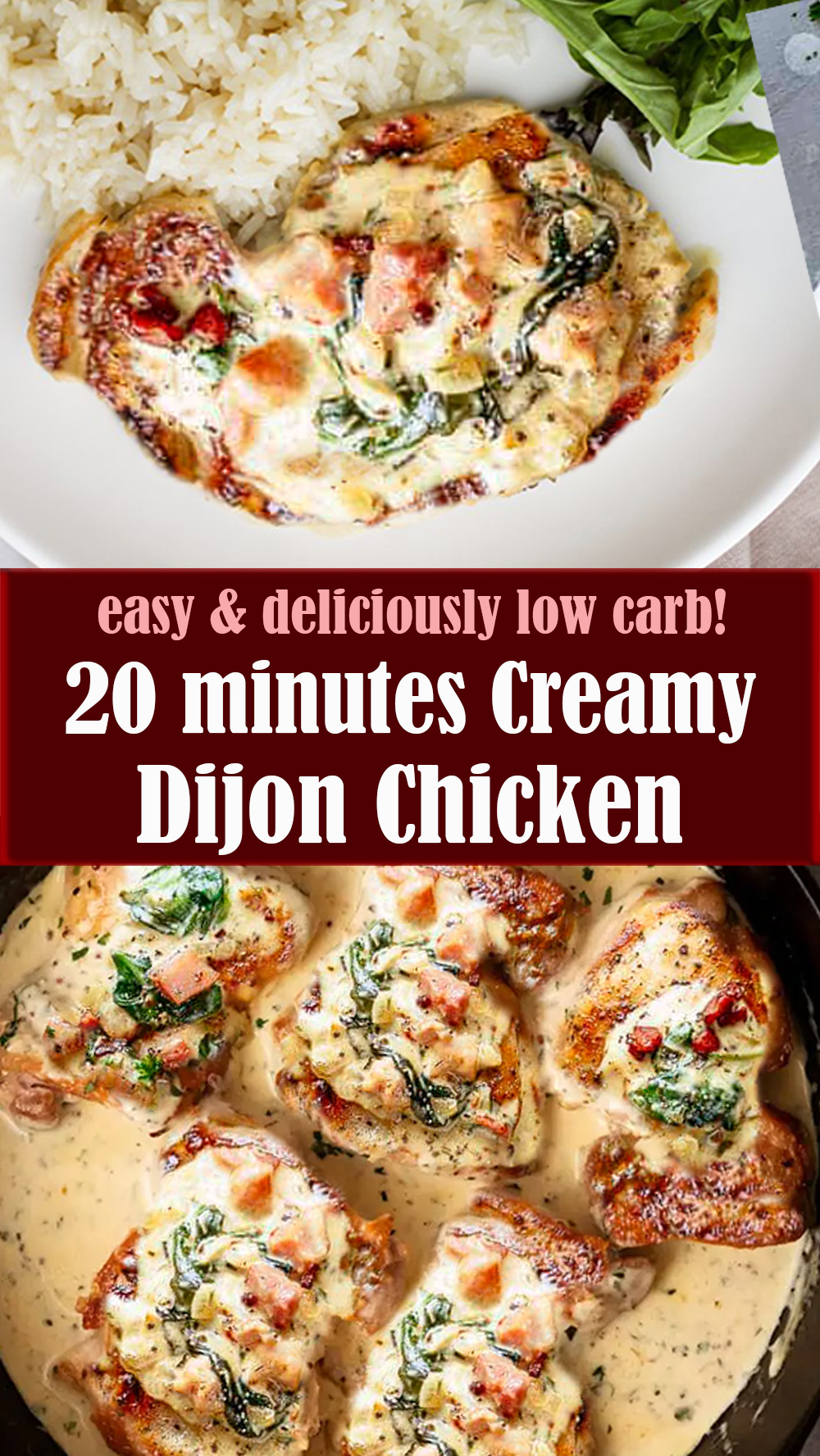 20 minutes Creamy Dijon Chicken