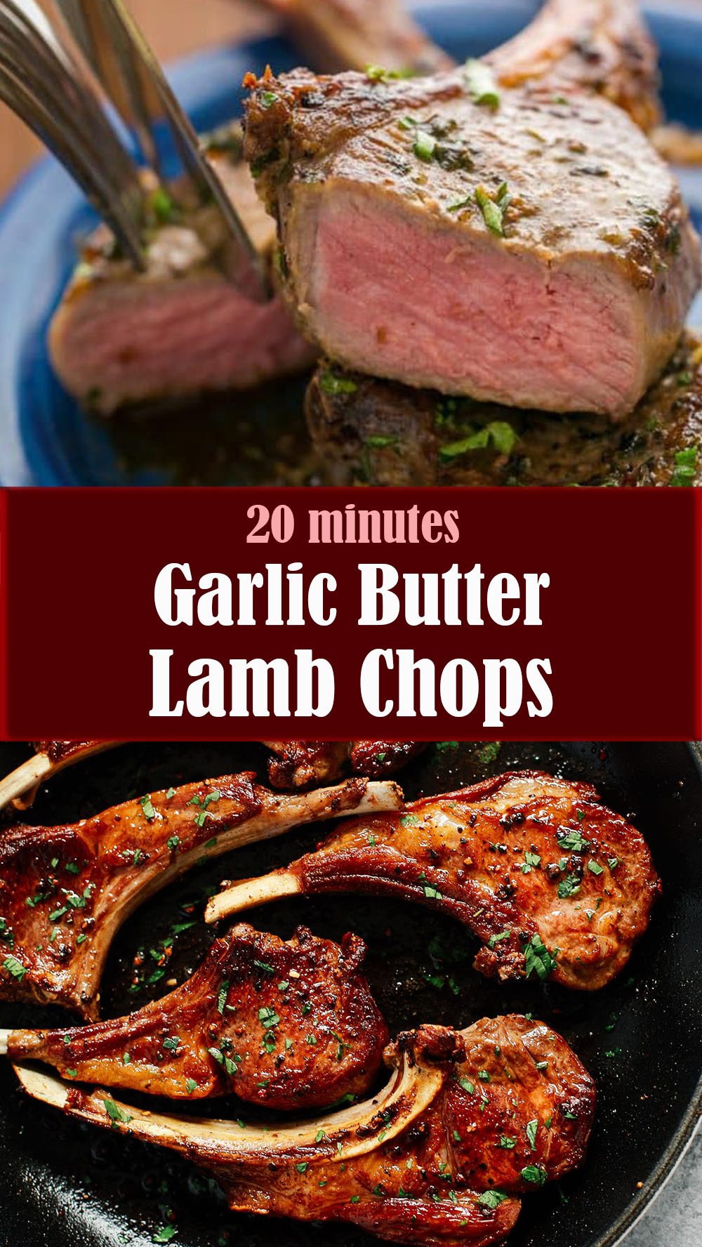 20 minutes Garlic Butter Lamb Chops