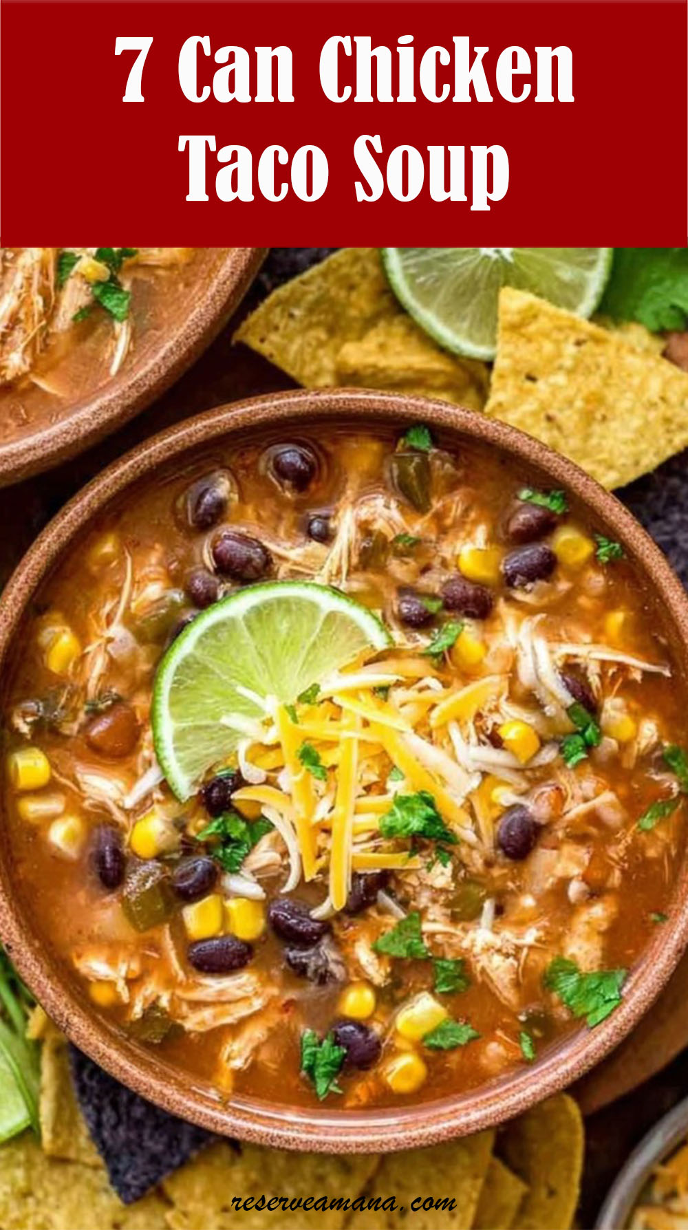 7 Can Chicken Taco Soup