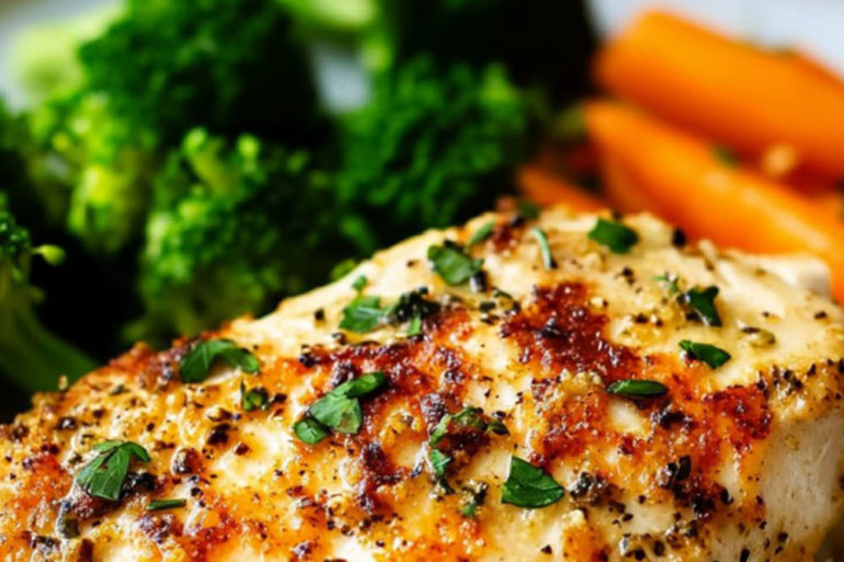Air Fryer Garlic Parmesan Chicken