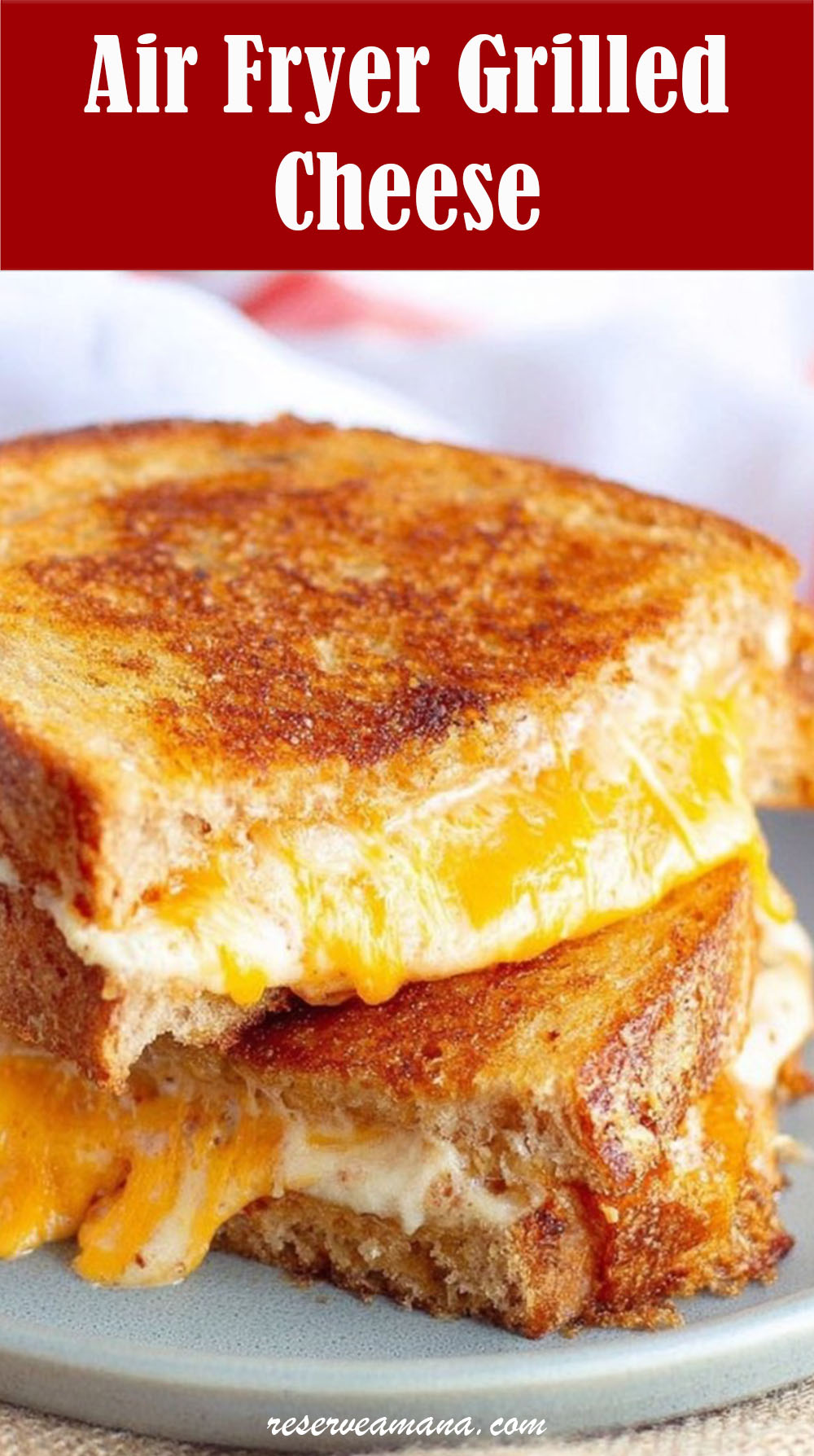 Air Fryer Grilled Cheese