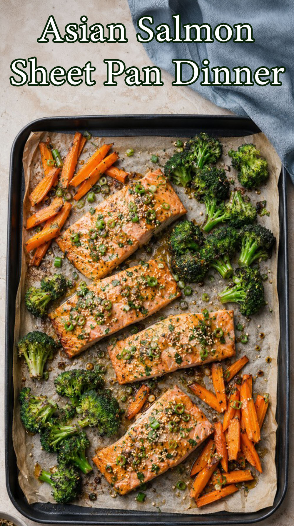 Asian Salmon Sheet Pan Dinner