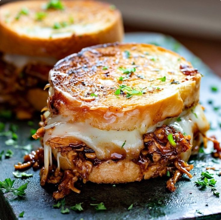 BBQ Chicken Grilled Cheese