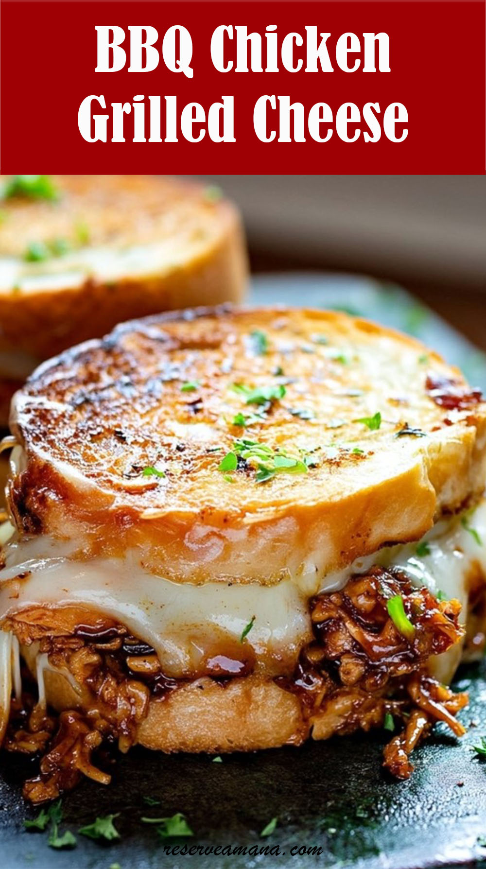 BBQ Chicken Grilled Cheese