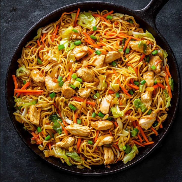 BEST Chicken Chow Mein with Chow Mein Sauce