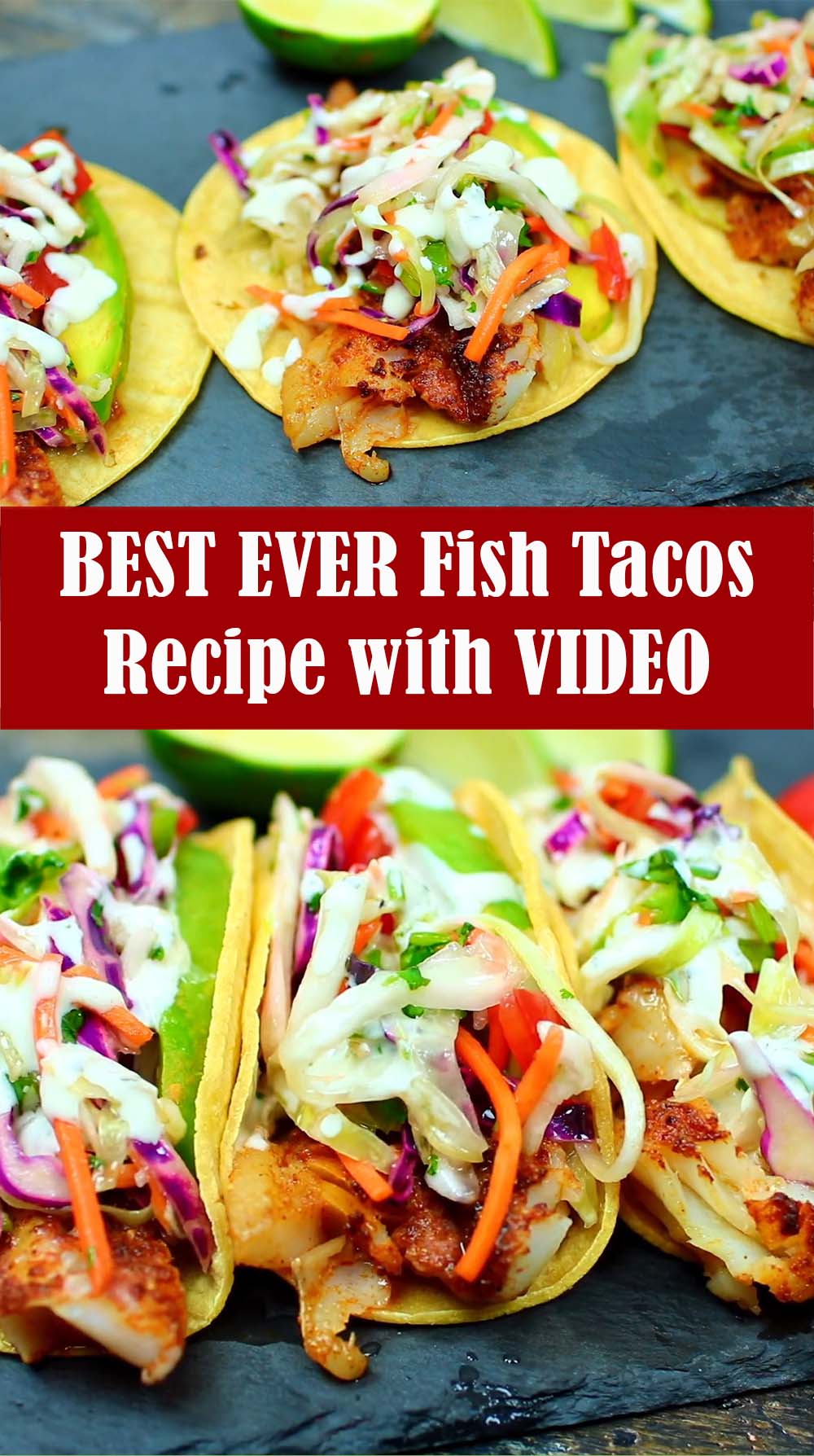 BEST EVER Fish Tacos Recipe with VIDEO