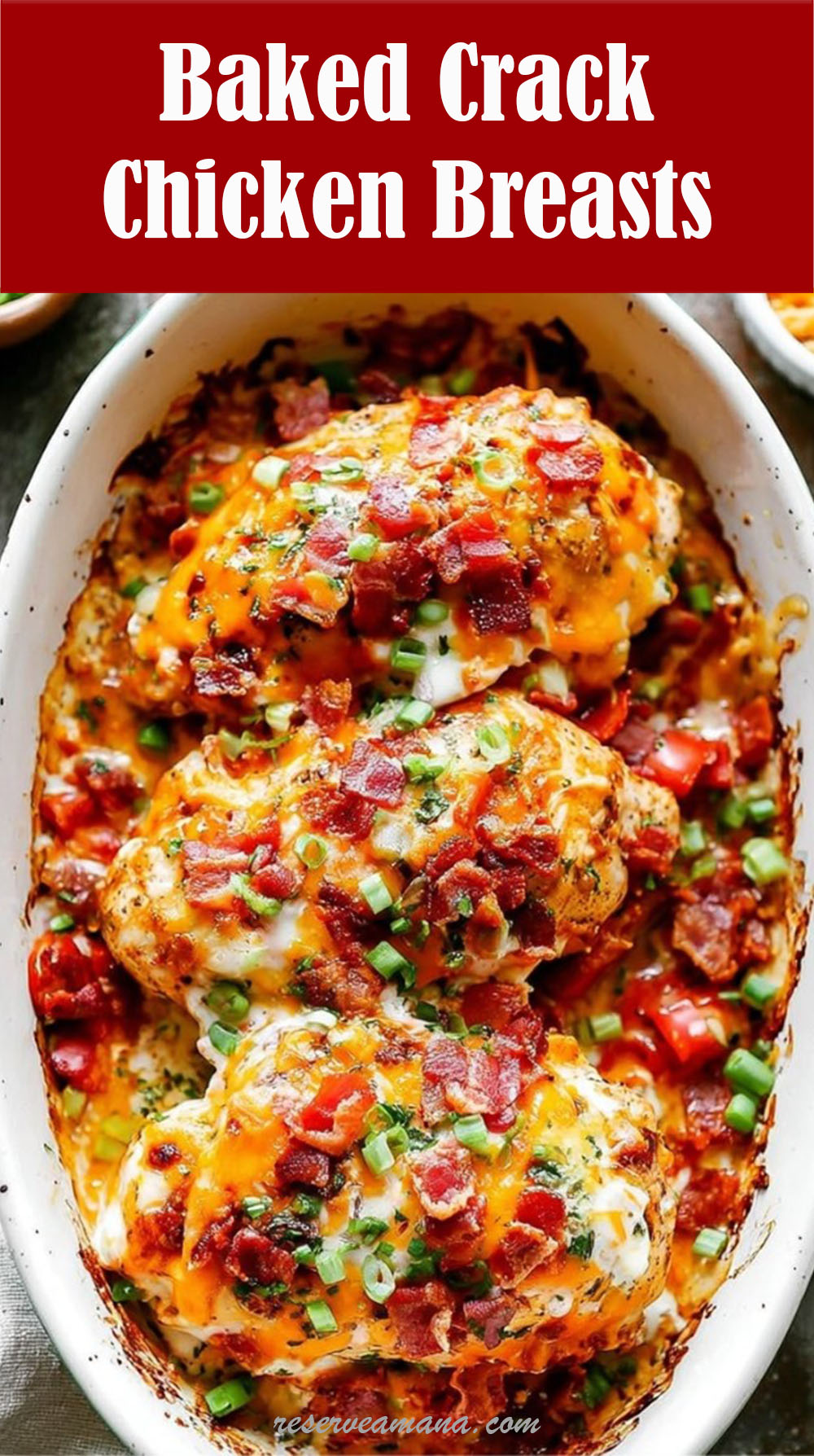 Baked Crack Chicken Breasts
