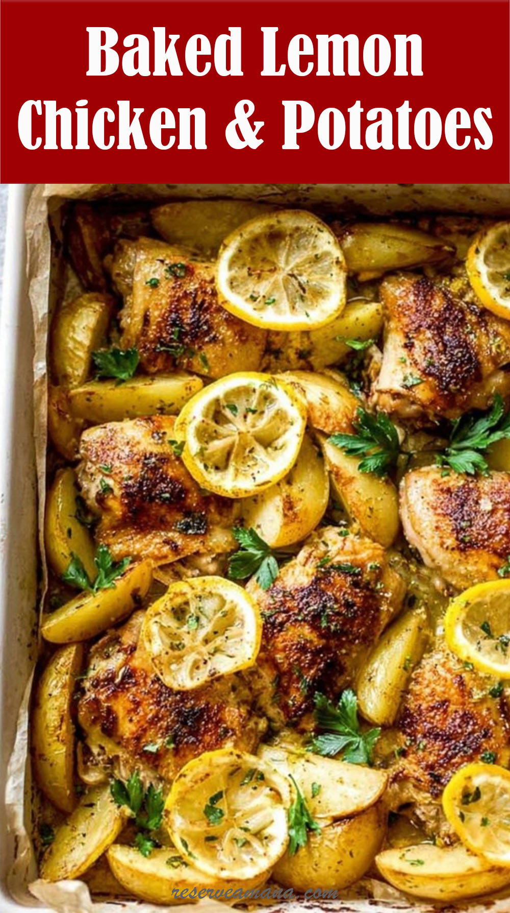 Baked Lemon Chicken and Potatoes