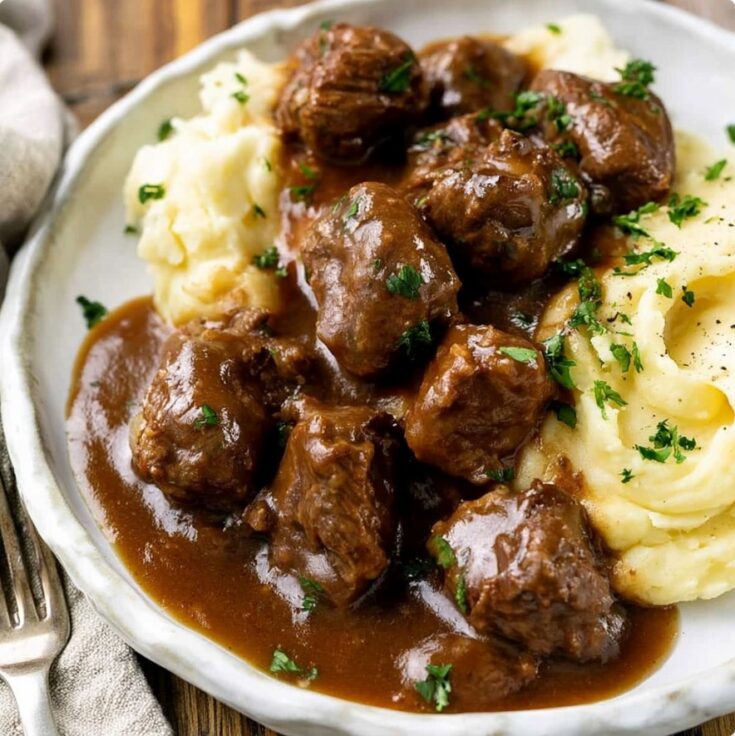 Beef Tips and Gravy