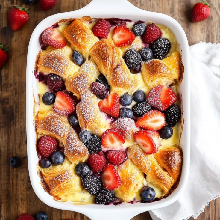 Berry Croissant Bake