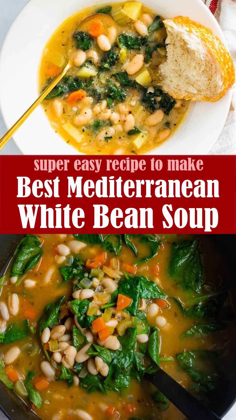 Best Mediterranean White Bean Soup