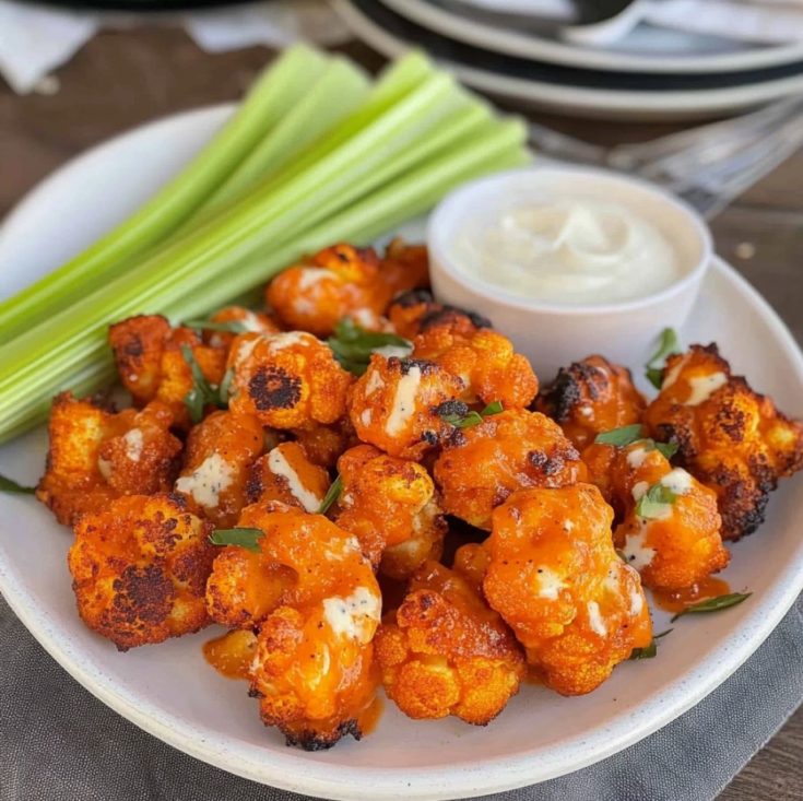 Buffalo Cauliflower Bites