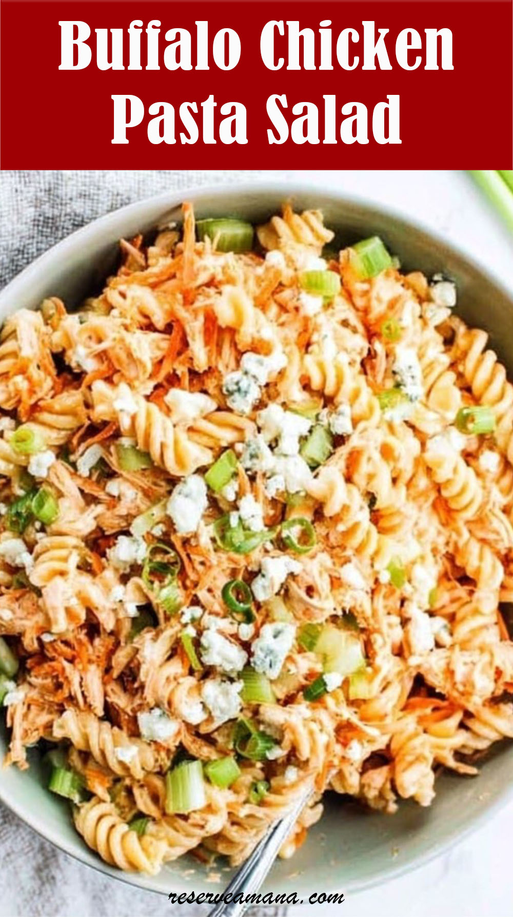 Buffalo Chicken Pasta Salad