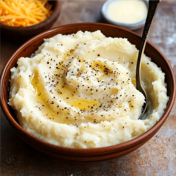 Buttery Mashed Cauliflower Recipe