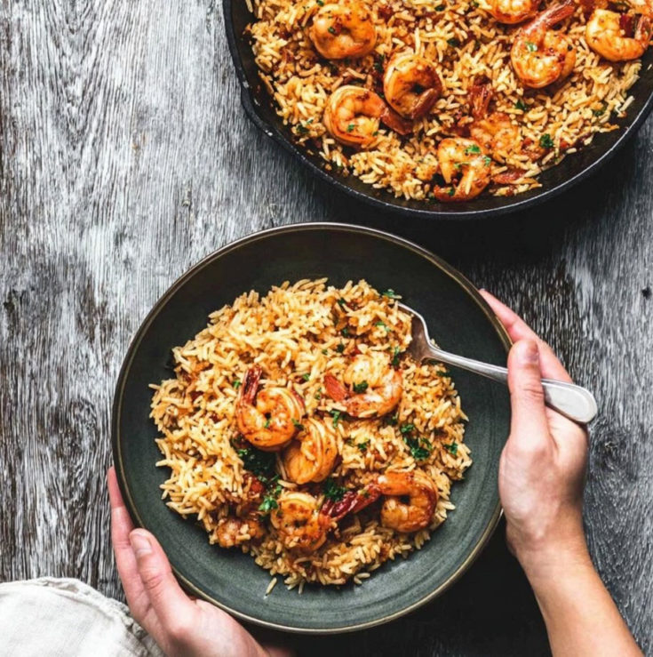 Cajun Shrimp and Rice Skillet
