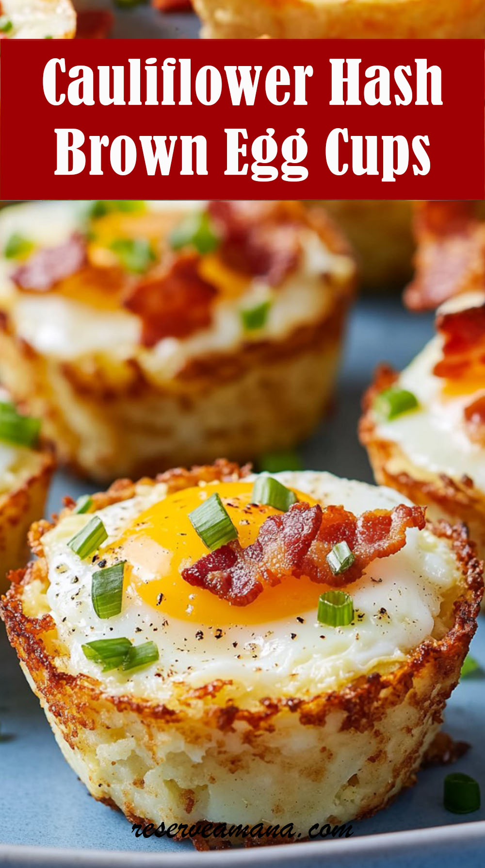 Cauliflower Hash Brown Egg Cups