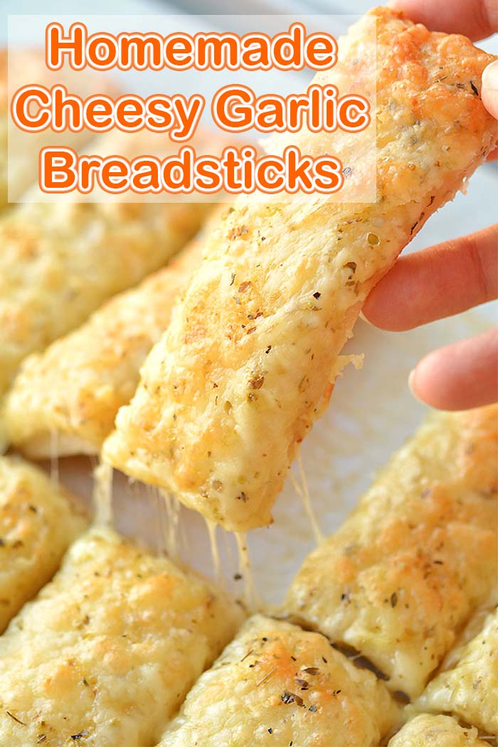 Cheesy Garlic Breadsticks