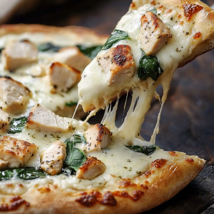 Chicken Alfredo Pizza