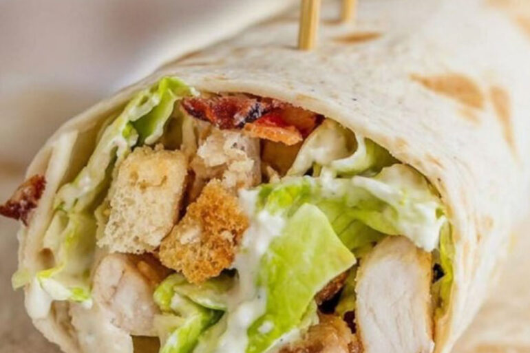 Chicken Caesar Wraps