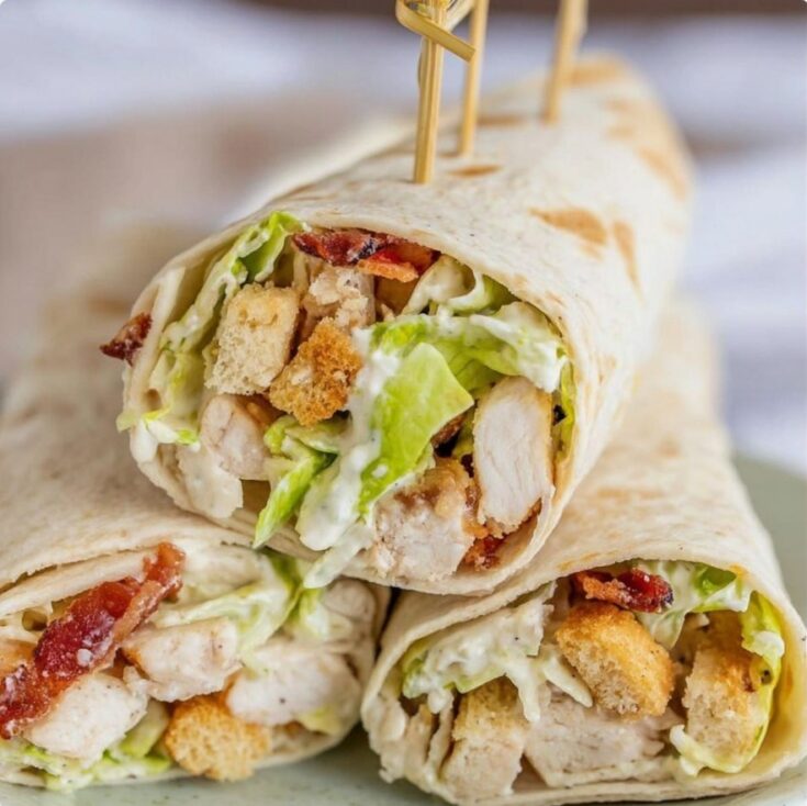 Chicken Caesar Wraps