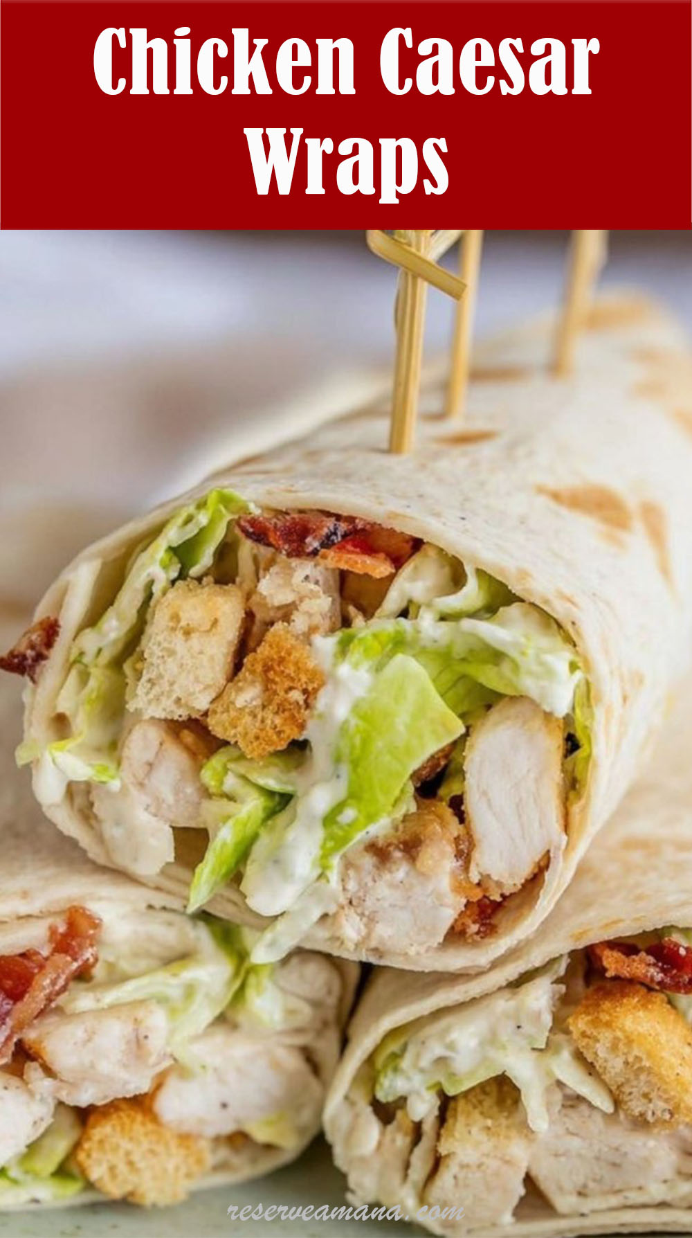 Chicken Caesar Wraps