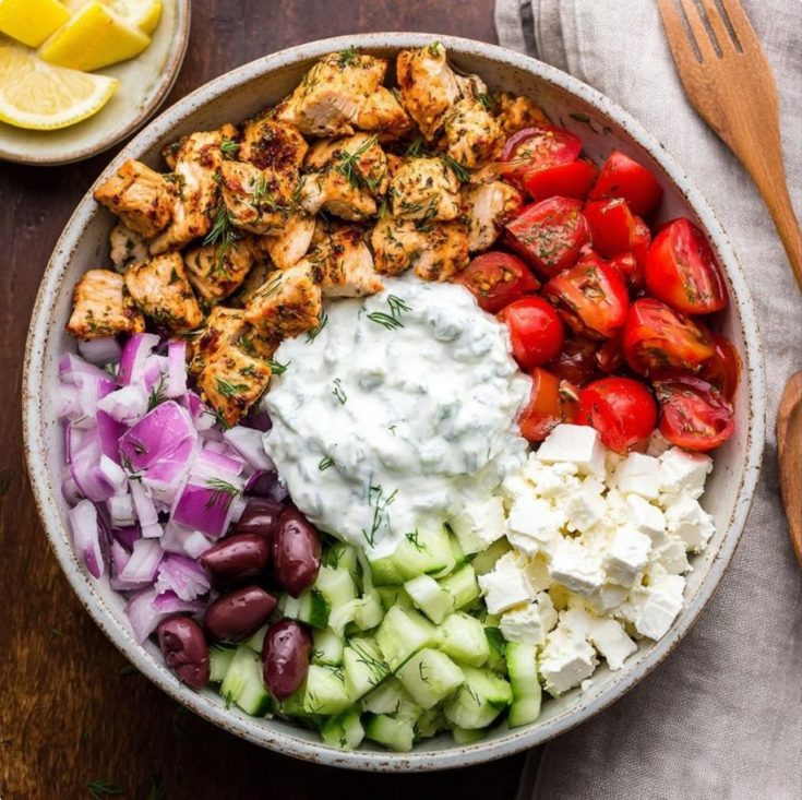 Chicken Gyro Bowls