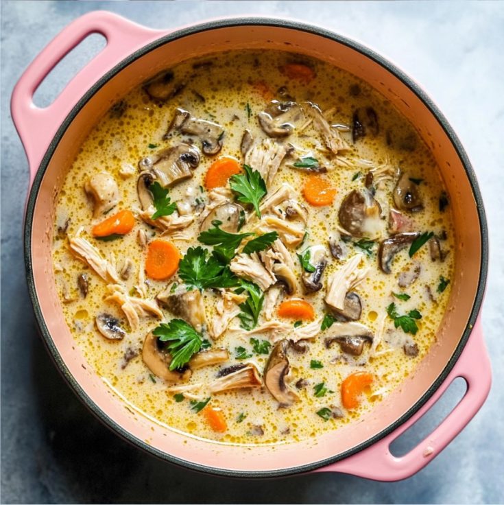 Chicken, Mushroom and Wild Rice Soup