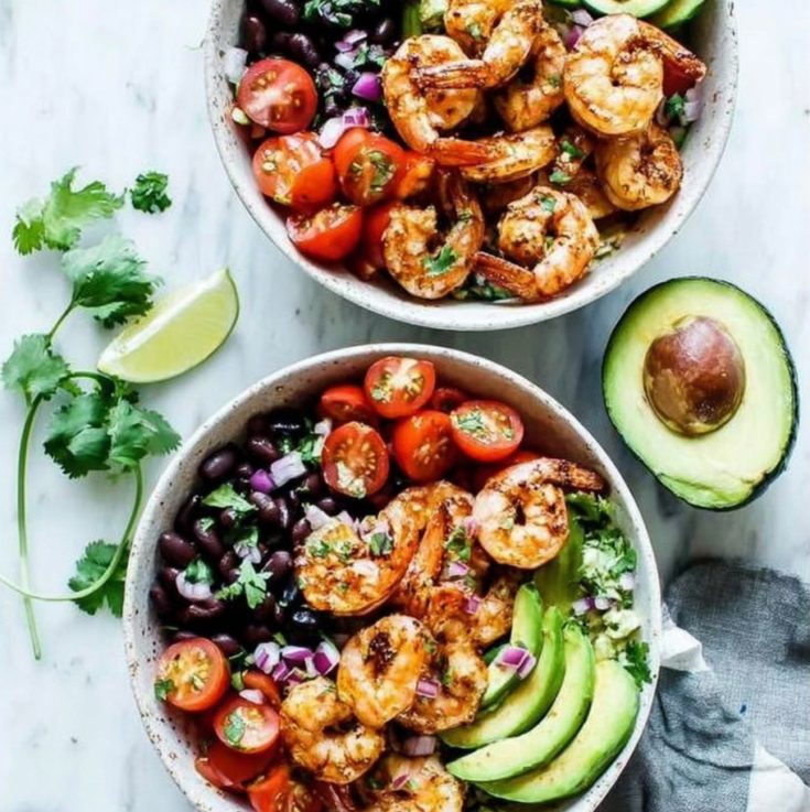 Chipotle Lime Shrimp Bowls
