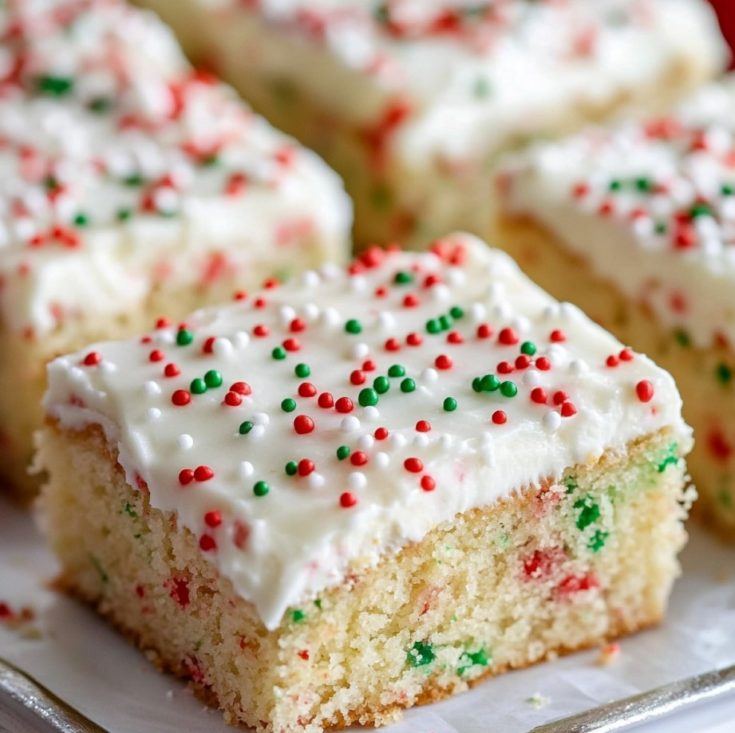 Christmas Sugar Cookie Bars