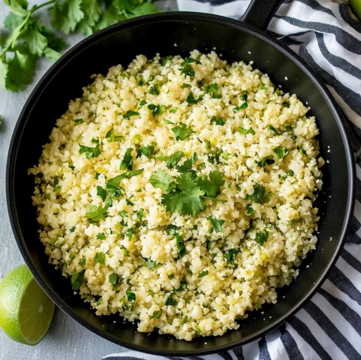 Cilantro Lime Cauliflower Rice