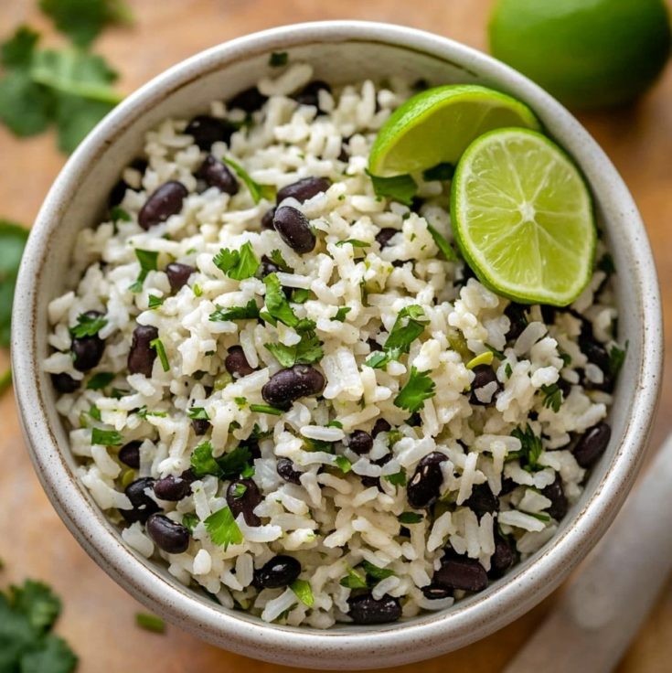 Cilantro Lime Rice and Black Beans