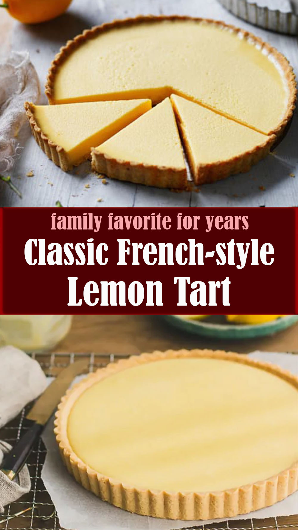 Classic French-style Lemon Tart Recipe