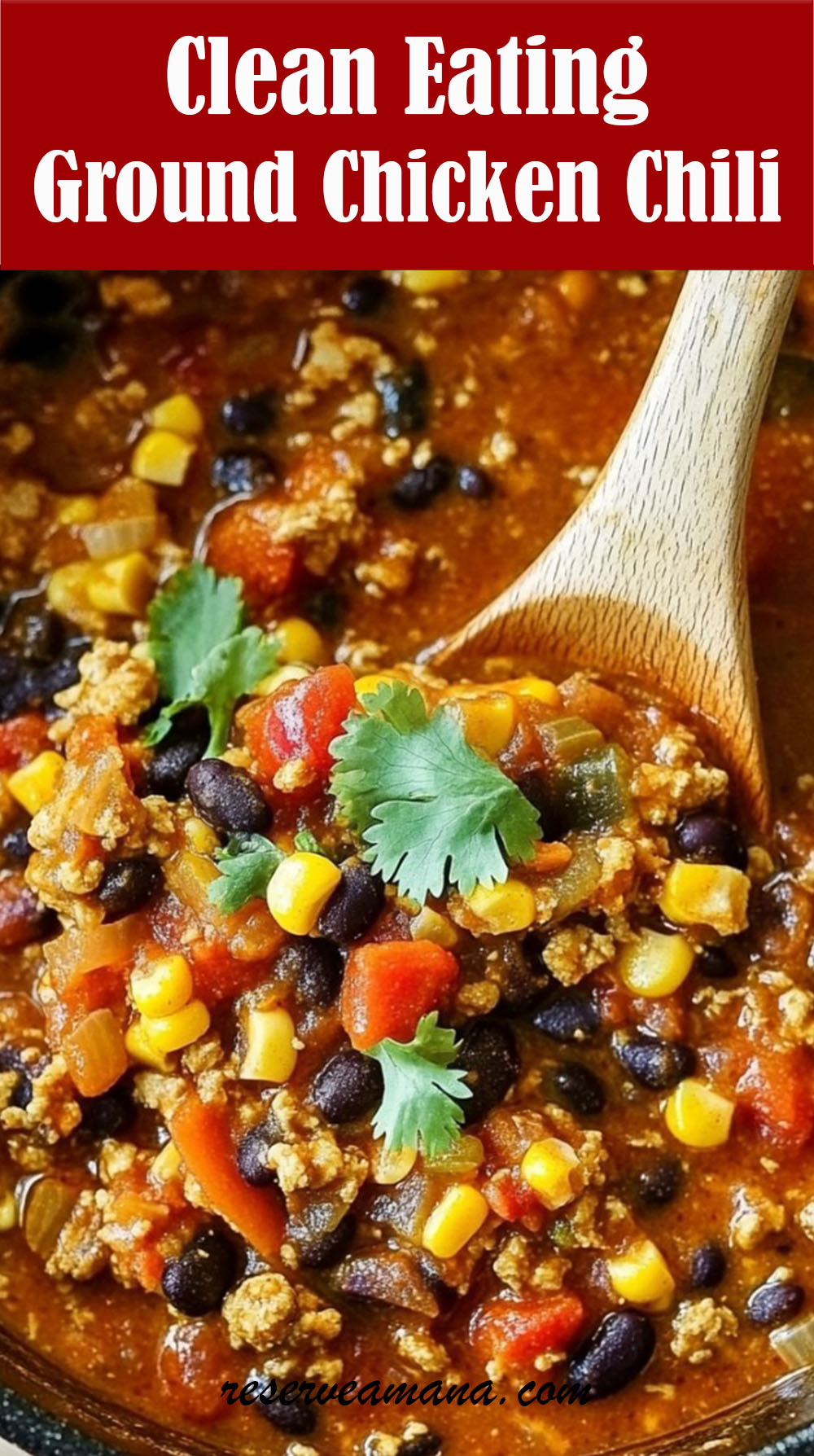 Clean Eating Ground Chicken Chili