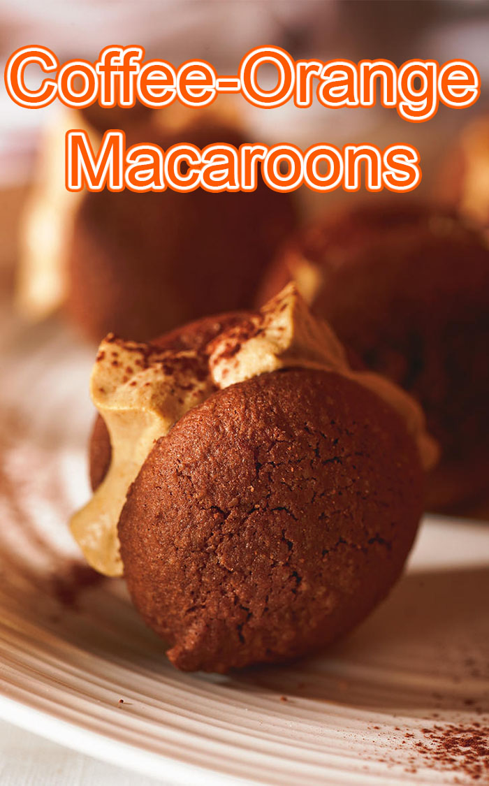 Coffee-Orange Macaroons