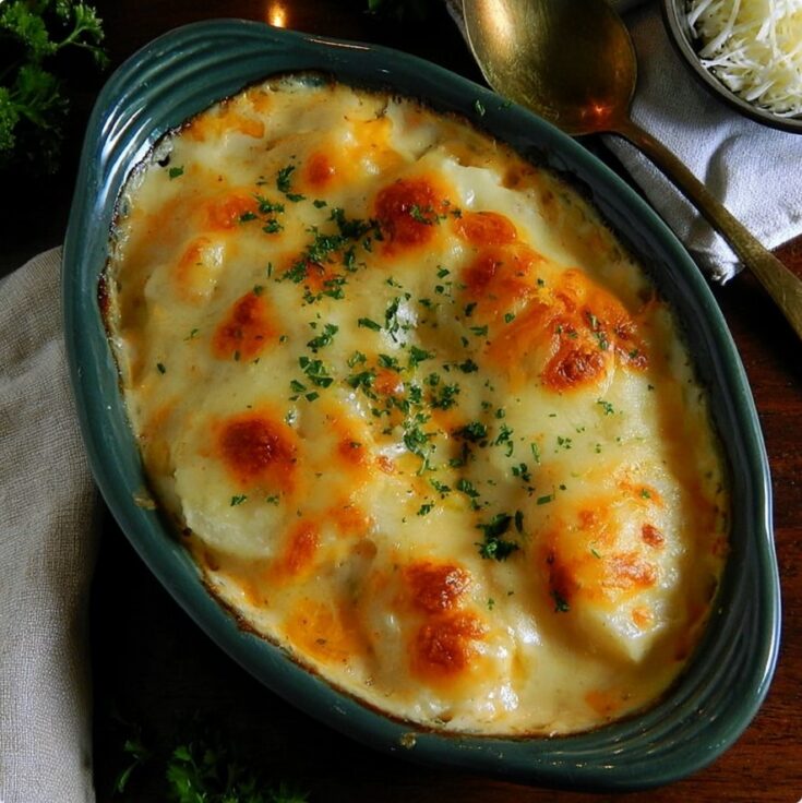 Copycat Ruth’s Chris Potatoes au Gratin