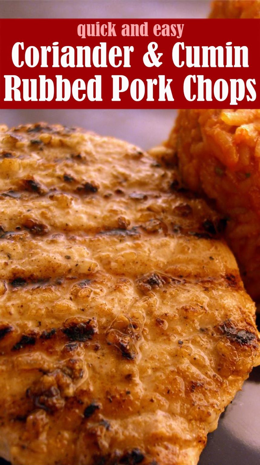 Coriander and Cumin Rubbed Pork Chops Reserveamana