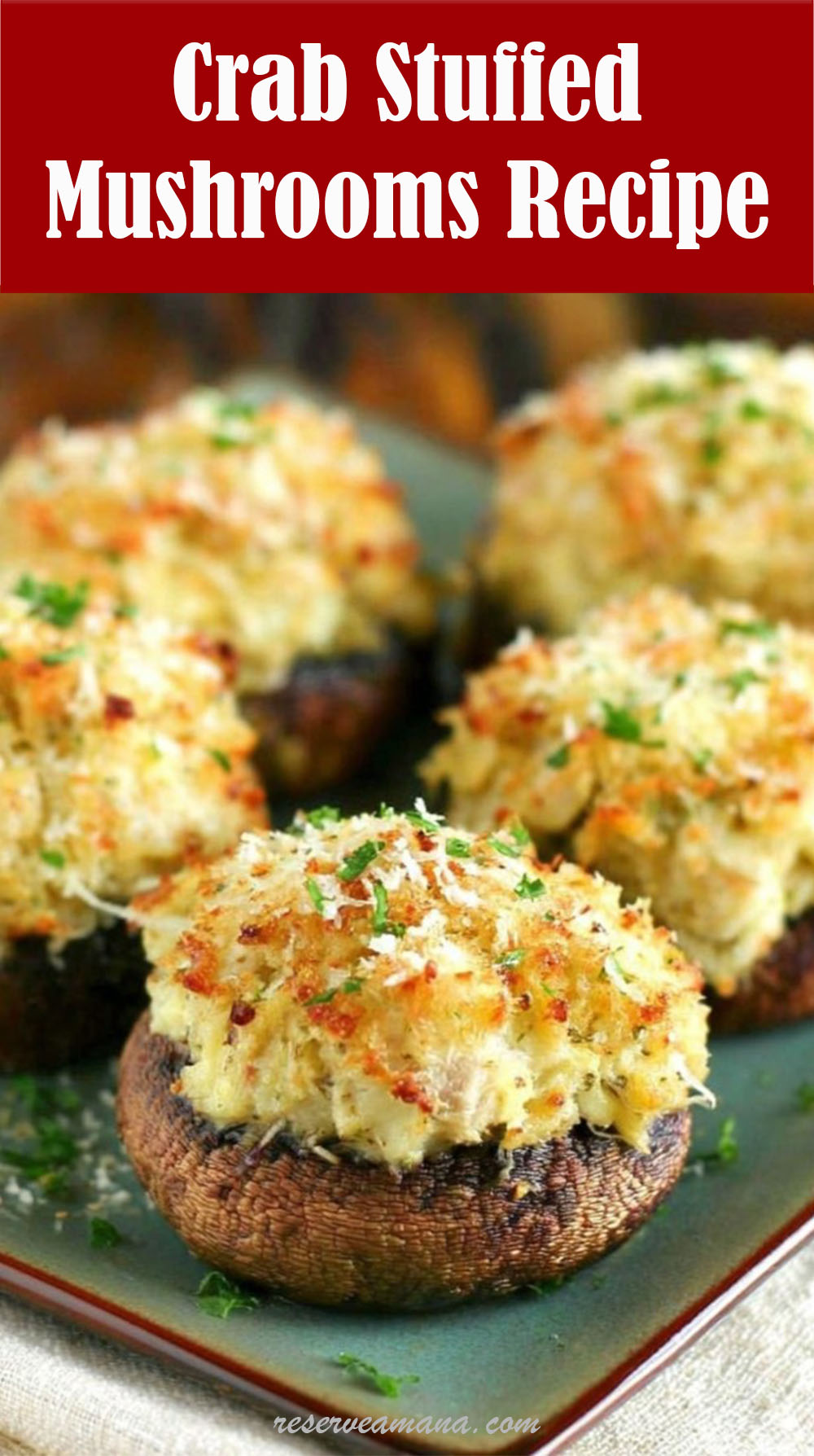 Crab Stuffed Mushrooms Recipe