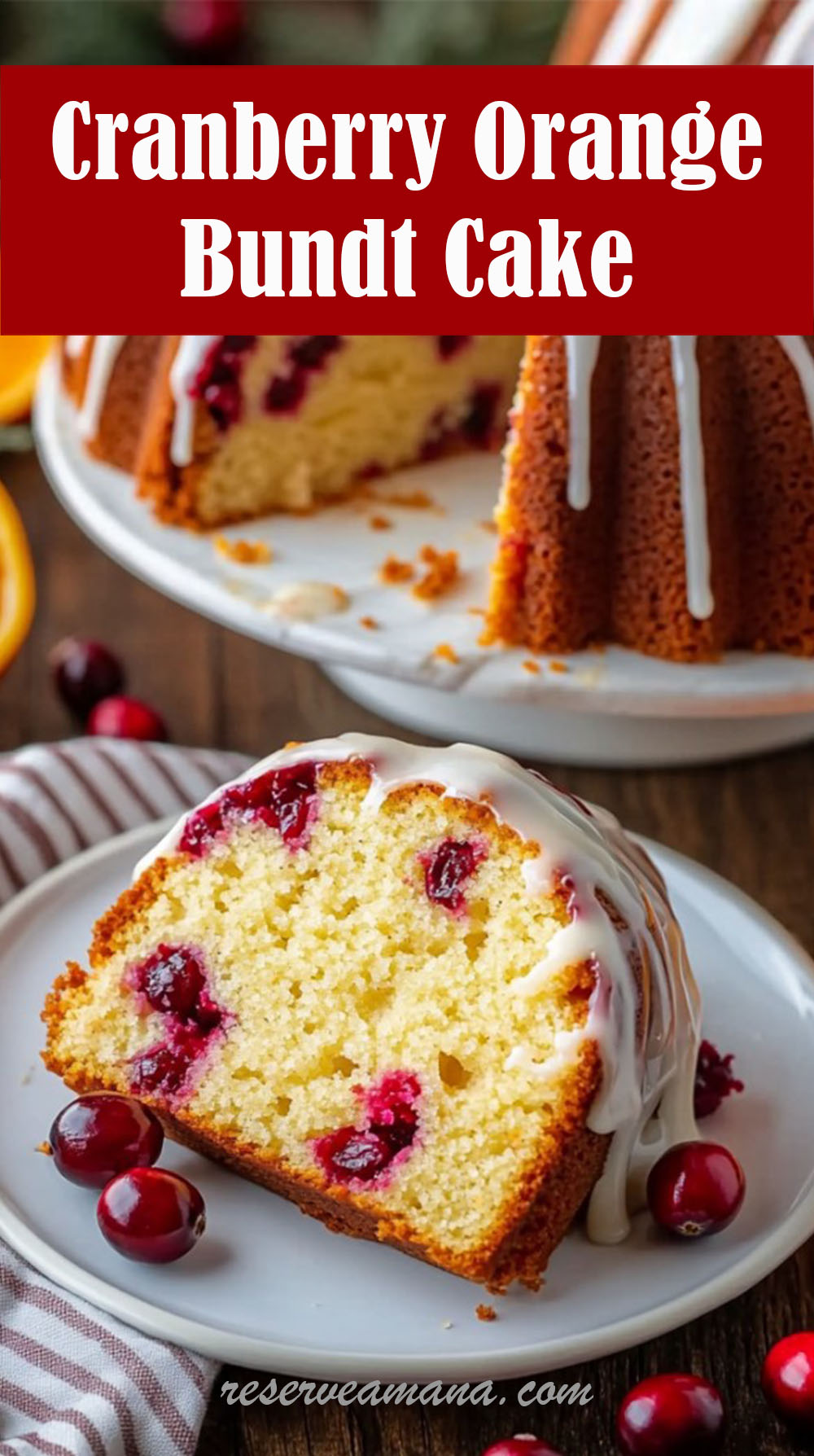 Cranberry Orange Bundt Cake
