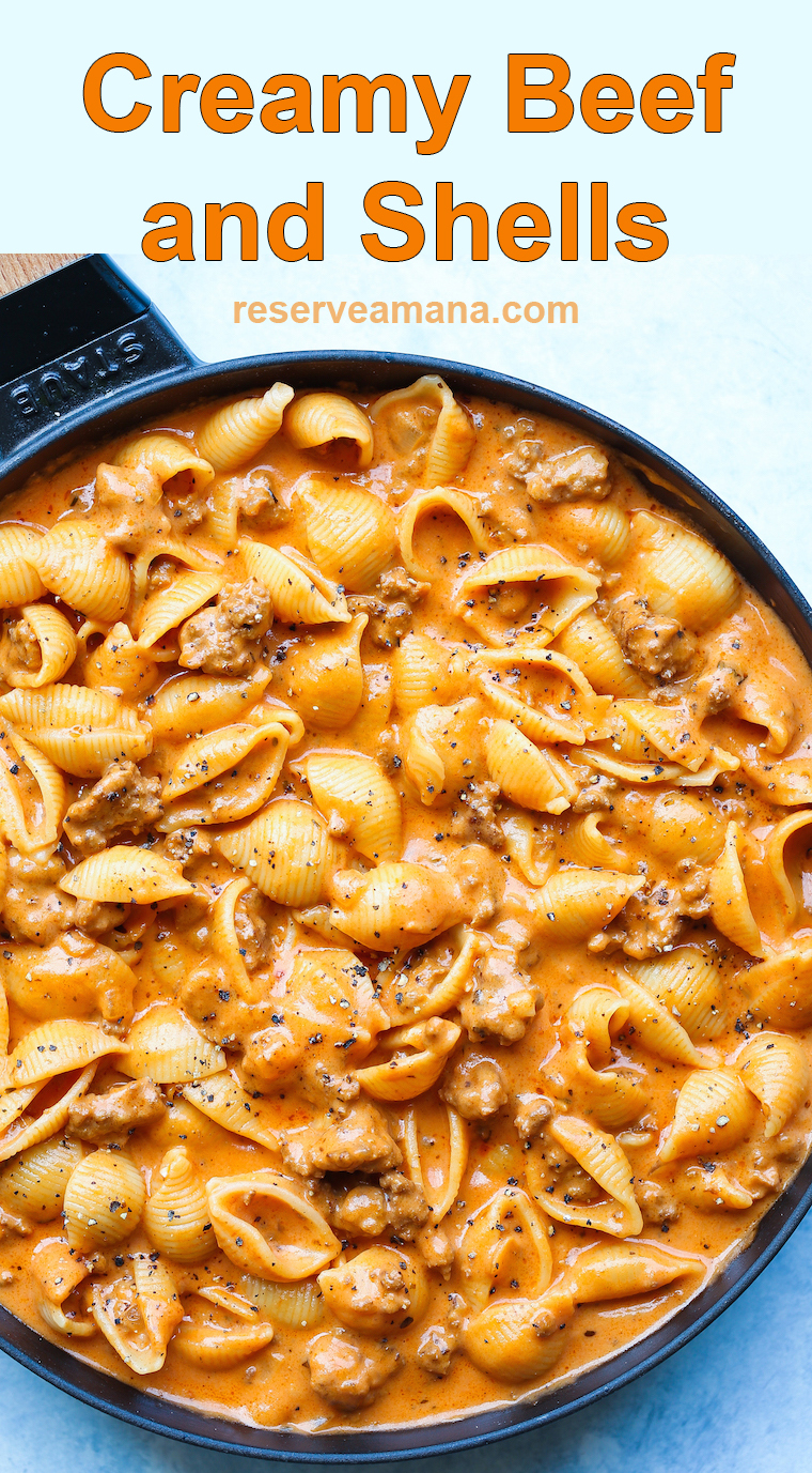 Creamy Beef and Shells Recipe – Reserveamana