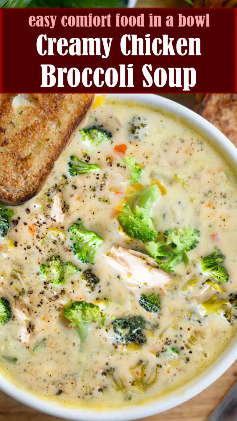 Creamy Chicken Broccoli Soup Recipe Reserveamana