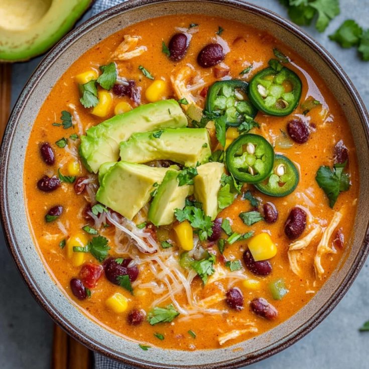 Creamy Chicken Enchilada Soup Recipe