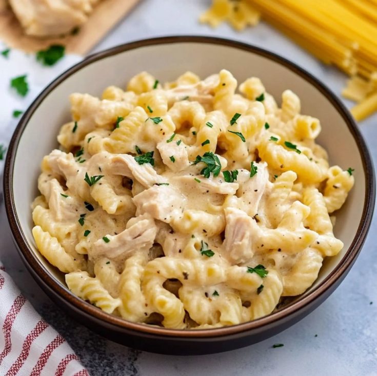 Creamy Chicken Pasta Casserole