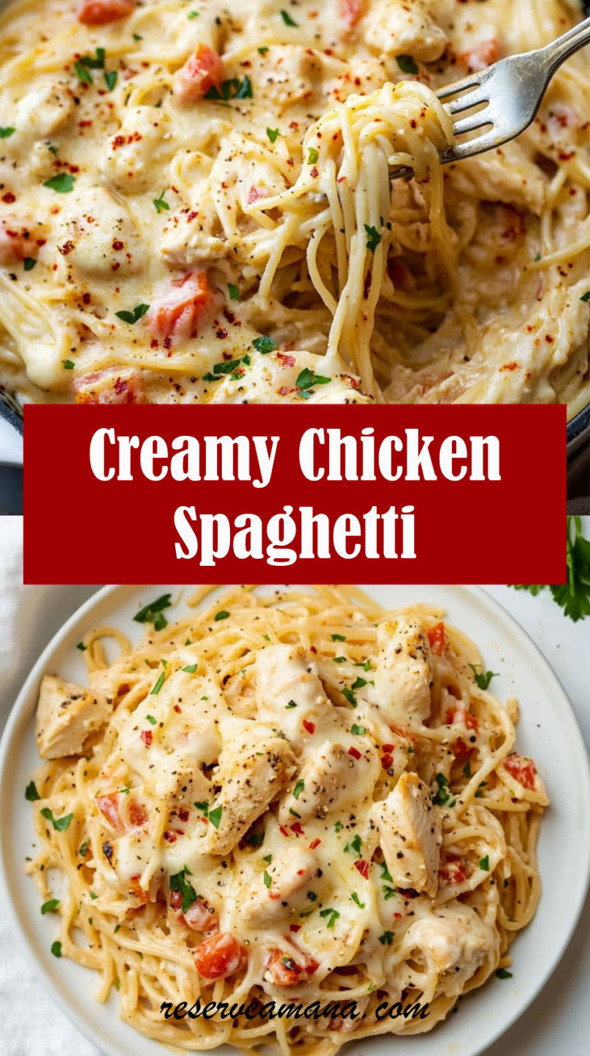 Stunning Creamy Chicken Spaghetti Recipe Abstract for Your Screen Stunning Creamy Chicken Spaghetti Recipe Abstract for Your Screen