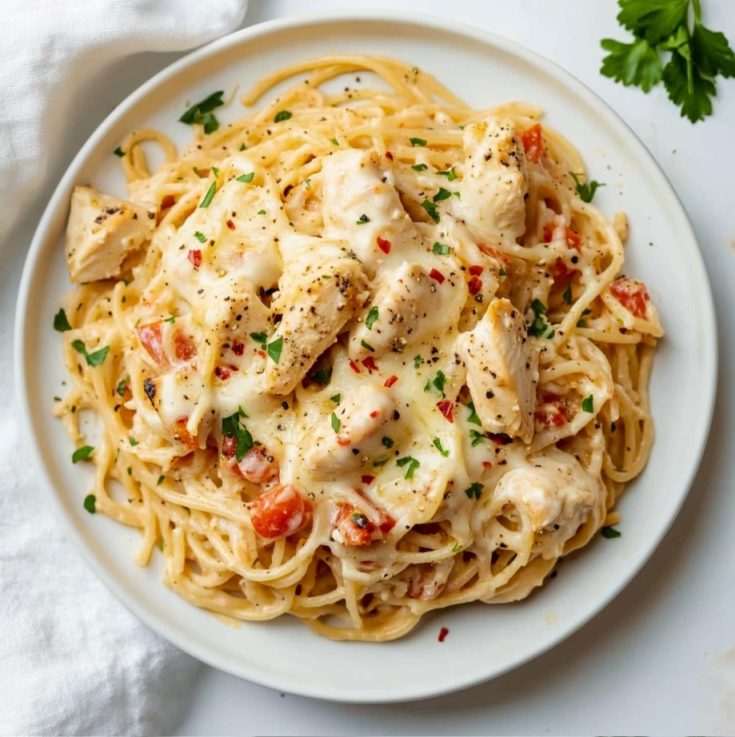 Creamy Chicken Spaghetti Recipe
