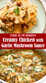 Creamy Chicken with Garlic Mushroom Sauce – Reserveamana