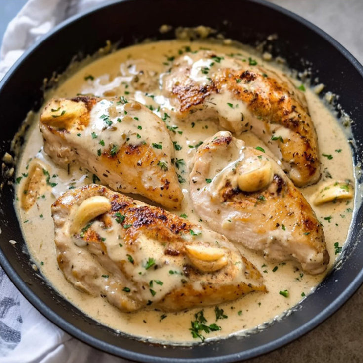 Creamy Garlic Chicken Recipe