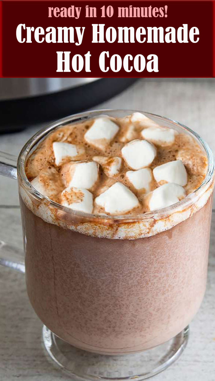 Creamy Homemade Hot Cocoa Recipe Reserveamana 4616