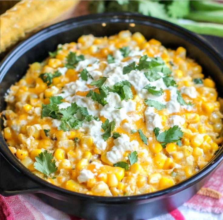 Creamy Mexican Street Corn Casserole