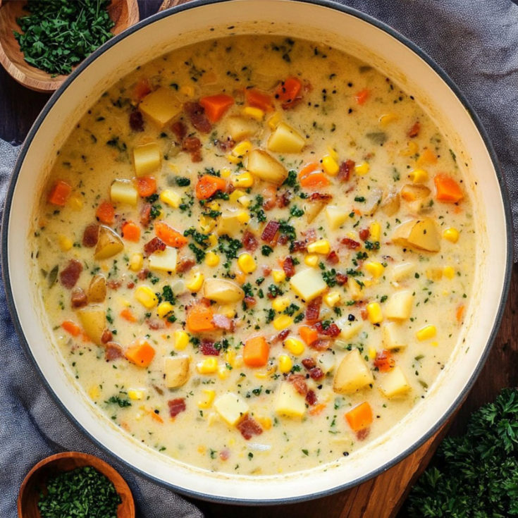 Creamy One-Pot Corn Chowder Recipe