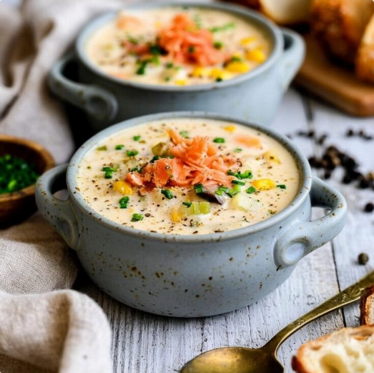 Creamy Smoked Salmon Chowder